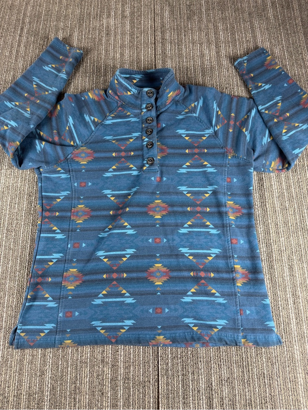 Ariat® Ladies R.E.A.L.™ Comfort Juniper Print Southwestern Aztec Sweatshirt M